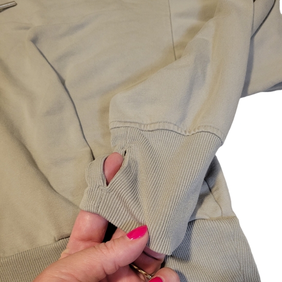 Athleta Balance Sweatshirt Full Zip Long Sleeves S# 599503 Hoodie Womens Large - Picture 10 of 13